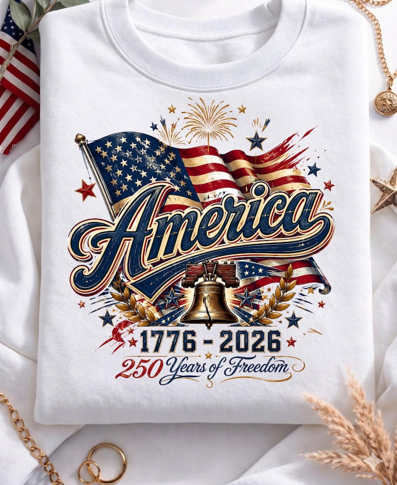 America 250 Years of Freedom PNG,