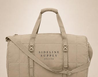Matte Quilted Duffle Bag