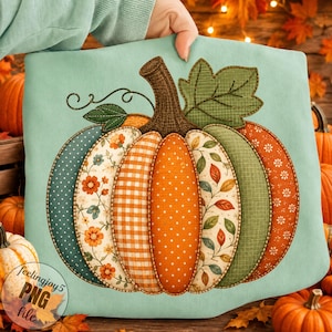 Patchwork Pumpkin PNG, Fall Pumpkin Sublimation Design, Hey pumpkin PNG, Autumn Floral Png, Floral Pumpkin Trending Sublimation design png