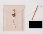 Blush Leather iPad Air Case / Minimalist Cover