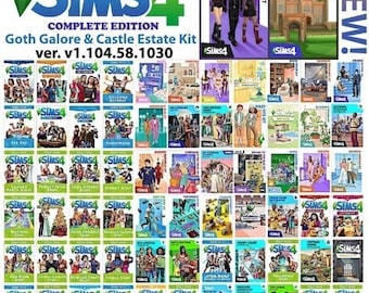 Die Sims 4 - Komplette Sammlung, ALLE DLCs (für Windows)