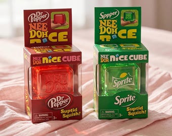 Cute Sprite Soda Squishy Squeeze Toy, Soft Tactile Fingertip Relax Toy, Daily Handheld Leisure Toy, Trendy Blind Box Collectible Gift