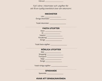 Digital Budget Bundle | Budget Planner + Online Income Guide | Printable PDF for Beginners