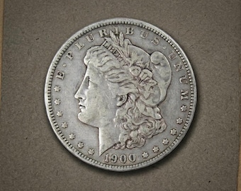 1900 Morgan Silber Dollar, alte Morgan Dollar Münzen für Sammler, seltene US Sammler Silbermünzensammlung