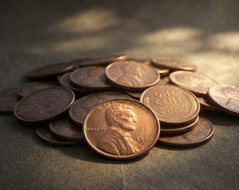 1909-1958 Lincoln Wheat Penny Coin Set, Rare US Lincoln One Cent Copper Coin Collection, Anqitue American Coins for Collectors