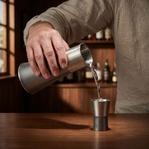 Pewter Sake Set - Etsy