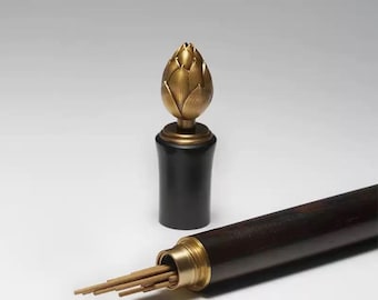 Lotus-Inspired Incense Holder, Handcrafted Zen Decor, Spiritual Gift for Meditation & Calm Spaces