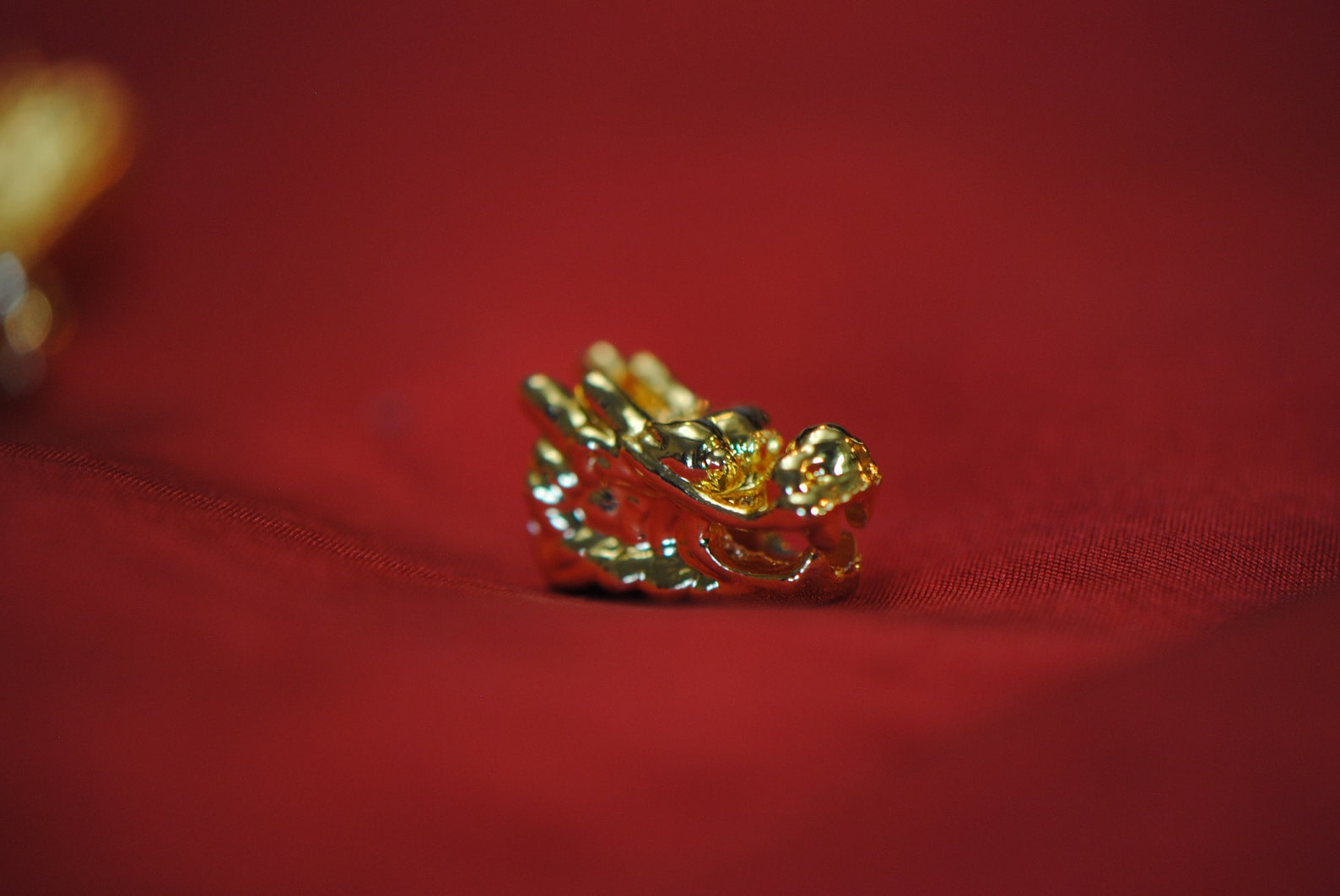 Dragon Head Bead Gold Dragon Bead Chinese Dragon Bead Etsy