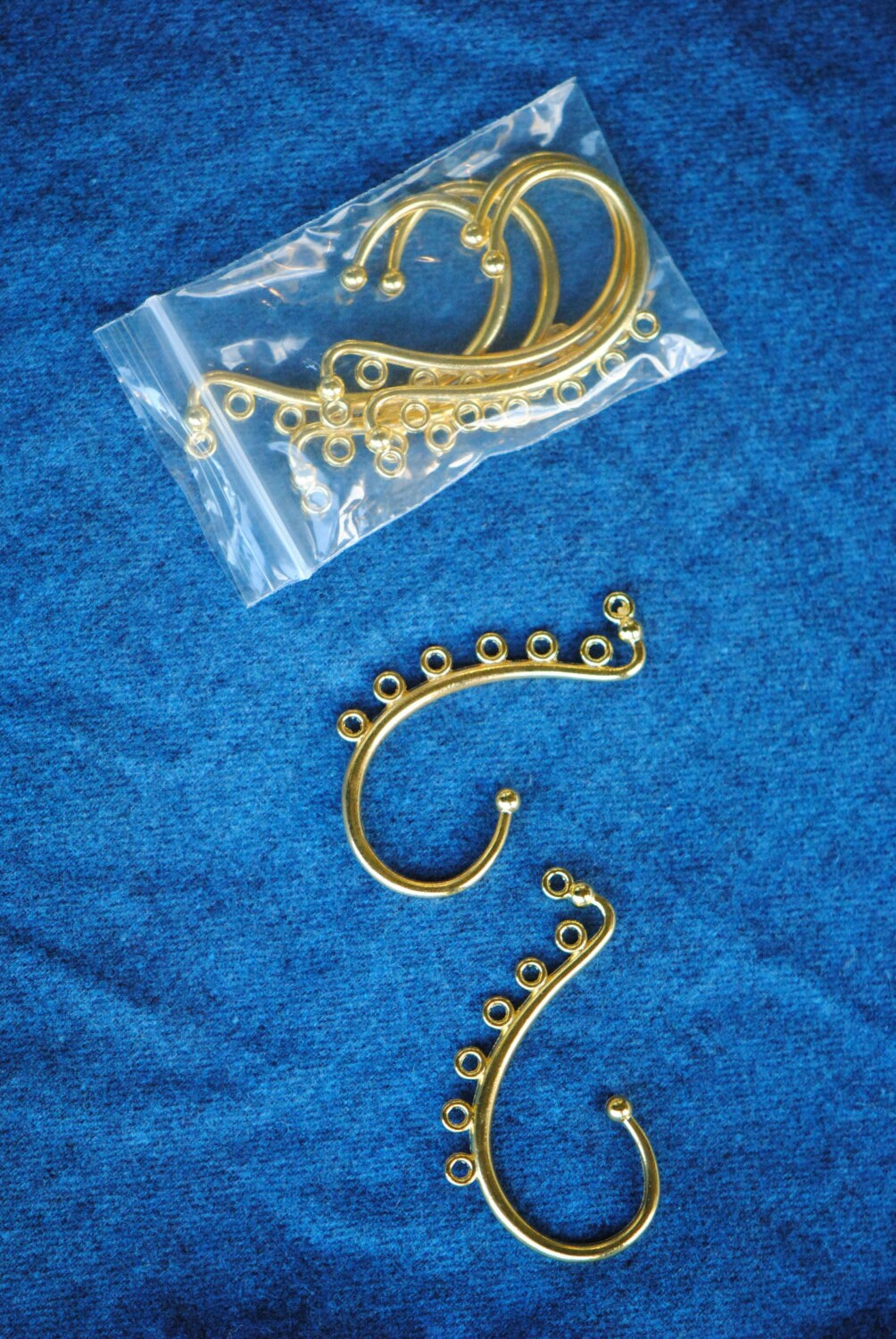 Gold Toned Ear Wrap Findings Ear Cuff Findings DIY Etsy UK