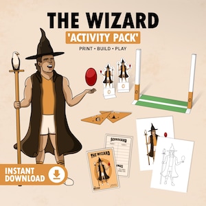 The Wizard Paper Footy Activity Pack | Australian Rules Football Paper Game