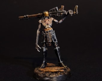 Chasseur antichar communicant peint - Croisade des tranchées - Miniature