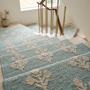 Handwoven Sage Green Cotton Durry Rug, Flatweave Boho Area Carpet for Living Room Bedroom, Custom Size Runner Rug, 4x6 5x8 8x10 Large Rug image 2