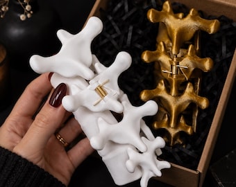 Agamemnon Spine Hair Claw, Greek Mythology Vertebra Clip, Ancient Epic Statement Hair Accessory