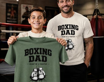 Boxing Dad T-Shirt | Father's Day Gift for Boxing Dad | Fighter Dad Tee | Boxer Dad Gift | Dad Birthday Gift