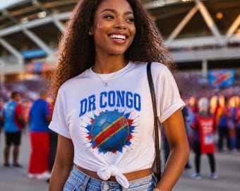 DR Congo Football Shirt | Les Léopards World Cup 2026 Tee | Soccer Fan Gift Men Women S-2XL