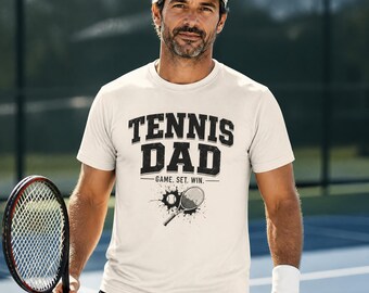 Tennis Dad T-Shirt | Father's Day Gift for Tennis Dad | Court Dad Tee | Tennis Father Gift | Birthday Gift Dad