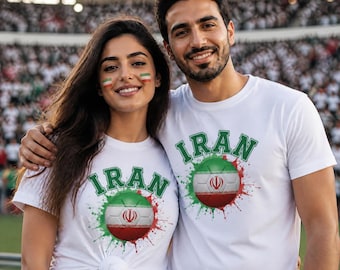 Iran Football Shirt | World Cup 2026 Fan Tee | ایران Soccer Gift | Iranian Pride Shirt | Men Women Unisex S-2XL