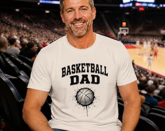 Basketball Dad T-Shirt | Father's Day Gift for Basketball Dad | Hoops Dad Tee | Coach Dad Basketball Gift | Birthday gift