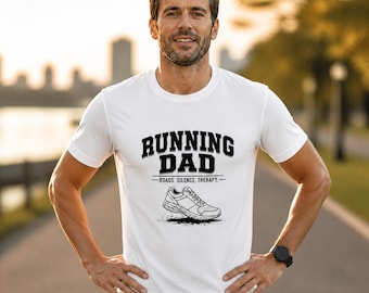 Running Dad T-Shirt | Father's Day Gift for Runner Dad | Marathon Dad Tee | Trail Running Father Gift | Birthday Gift Dad