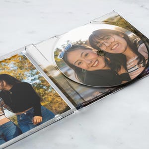 Custom CD Mixtape for Best Friend, Personalized Playlist CD with 5 Photos and Songs in Jewel Case image 11