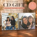Custom CD Mixtape for Best Friend, Personalized Playlist CD with 5 Photos and Songs in Jewel Case