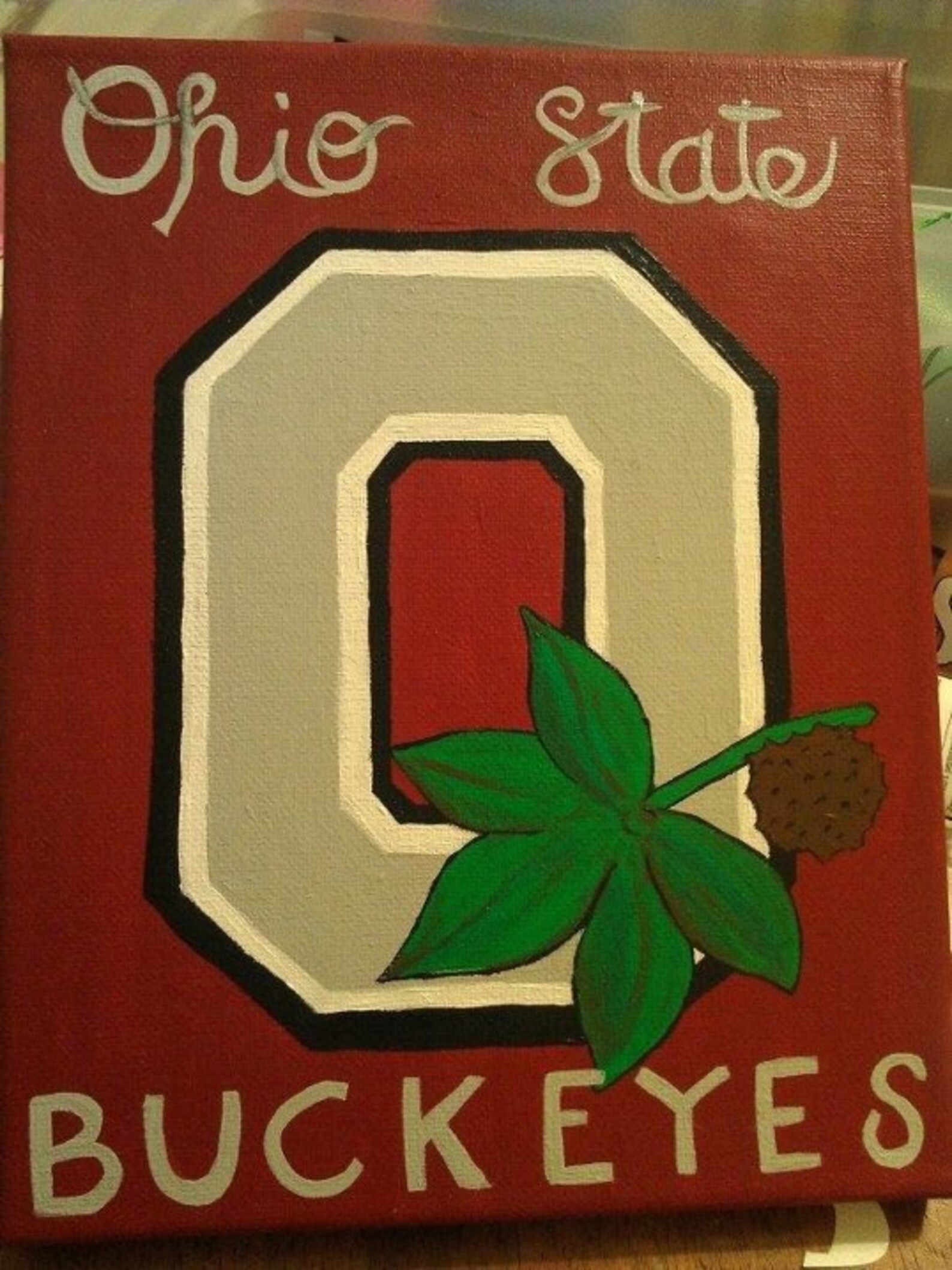 Ohio State Canvas Any team available Etsy