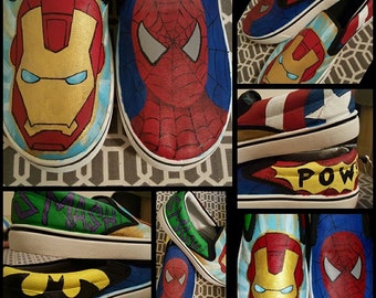 Superhero inspired shoes