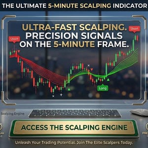 5-Minute Scalping Indicator | SMC Buy Sell Signals | Forex Crypto TradingView Tool