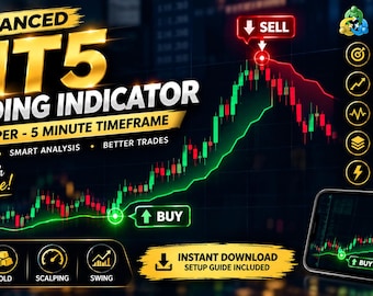 MT5 Indicator | Advanced Trend Reversal  Buy Sell Signal System for Forex, Gold & Crypto