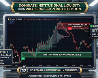 Supply & Demand Zones | Real-Time Buy/Sell Signals with Precision No-Repaint Market Footprints.