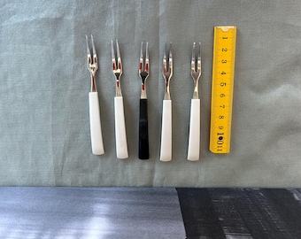 Vintage Scandinavian herring forks from the 1960s.