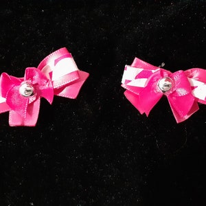 Dog hair pins, dog hair bows, pet bows, pet hair pins, dog hair fashion