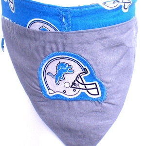 Dog bandana,Dog Lions bandana, Pet Bandana,Dog NFL bandana,Dog scarf