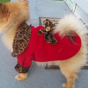 Dog Coat, Pet coat, Dog clothes, Dog winter coat, Dog red coat, Pet clothes