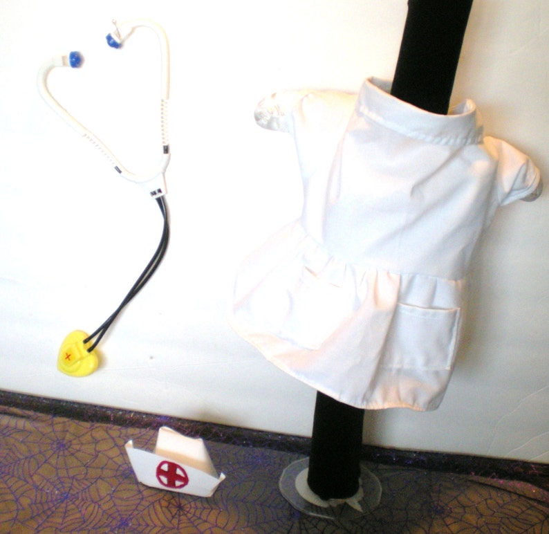 DOG COSTUME Nurse Dog Costume Halloween for Pets Nurse Etsy