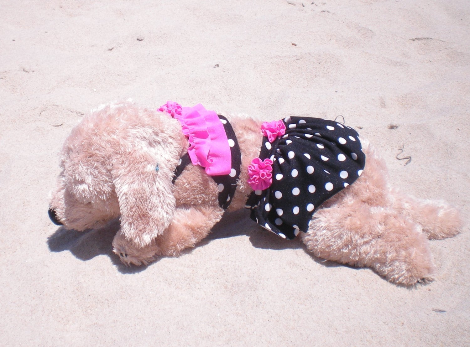 DOG BIKINI Dog Polka Dotty Ruffles Bikini Dog swimm wear Etsy