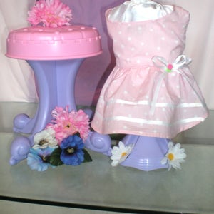 DOG DRESS, Pet Dress, Dog Clothes, Pet Clothes, SUNSHINE in pink dog dress, Pink Polka Dot Dog Dress