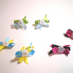 Dog hair pins, Pet hair pins, Dog hair bows, Pet hair bows, Dog accessories, Pet accessories,