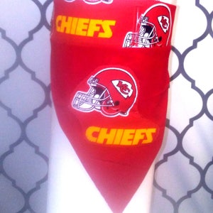 Pet Bandana, NFL Bandana, Dog Bandana, Chiefs Bandana, Football Bandana, Kentucky Chiefs Bandana