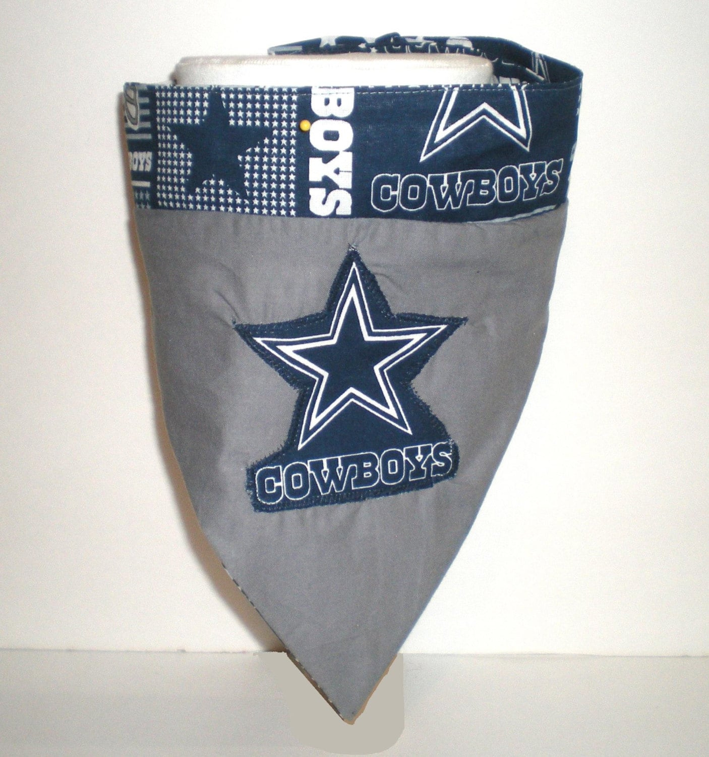 Dog Bandana, Dog Dallas Cowboys Bandana, Pet Bandana, Dog Nfl Scarf