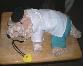 Dog Halloween Costume,  "Doctor" Dog Costume, Halloween For Pets,