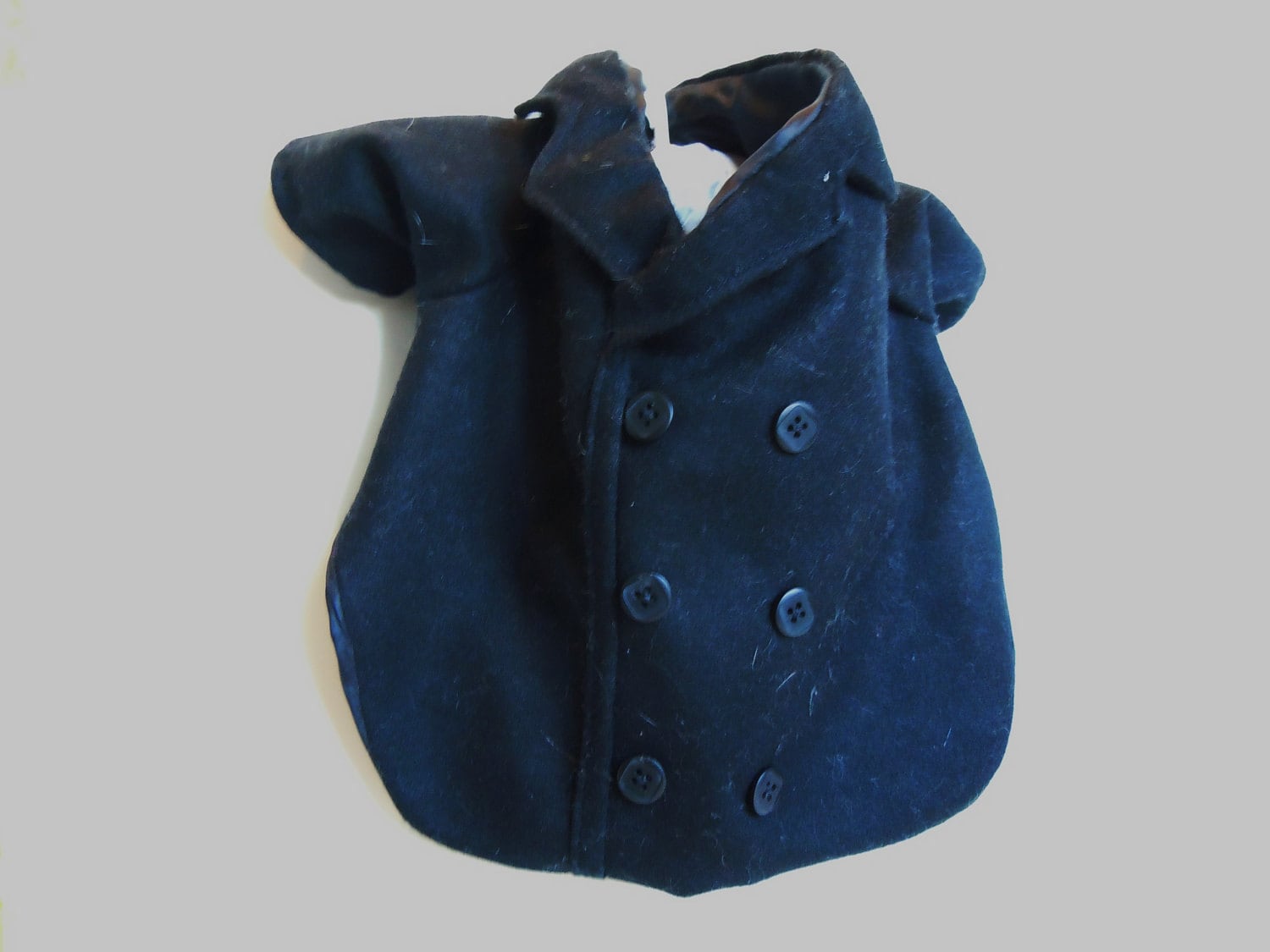Dog Coat Dog Pea Coat Pet Coat Dog Clothesdouble Breasted Etsy