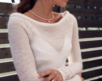 ivory sweater jacket