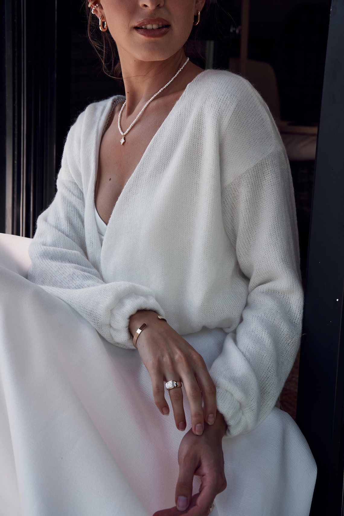 bridal sweater top