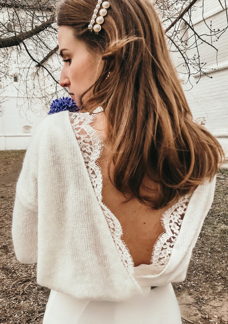 etsy bridal sweater
