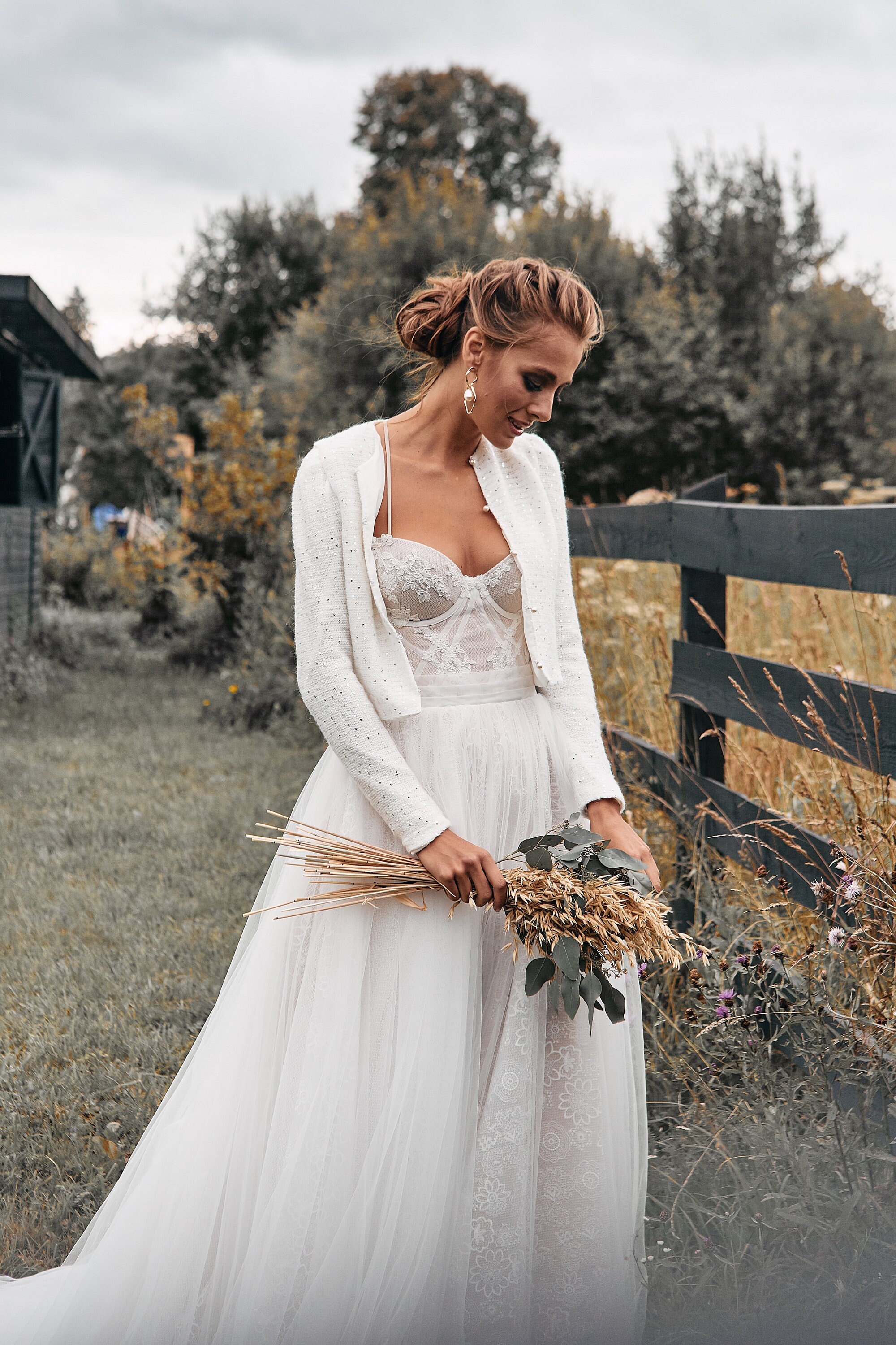 Bridal jacket wool wedding jacket wedding warm coat Etsy