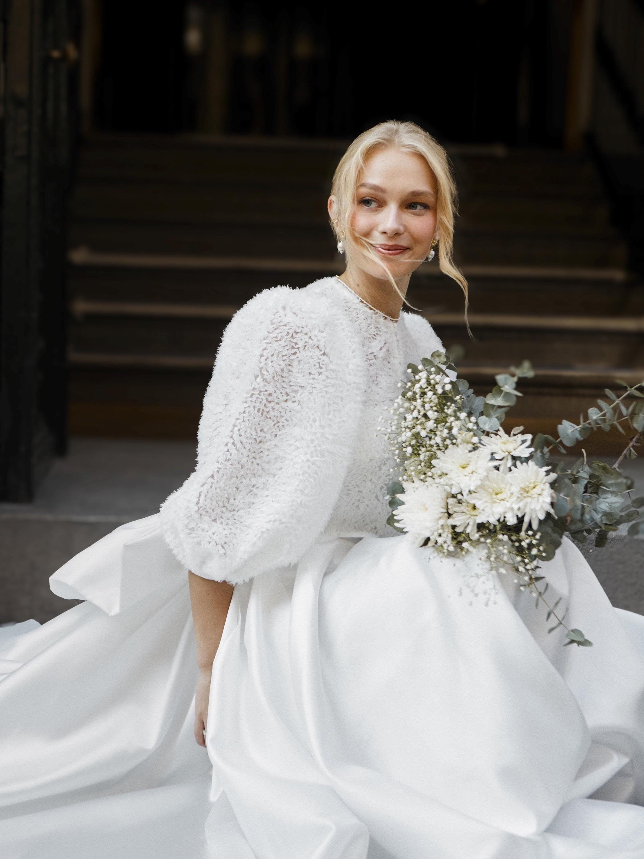 Shawl Lace Wedding Coat Tulle Cape For Women Lace Bridal