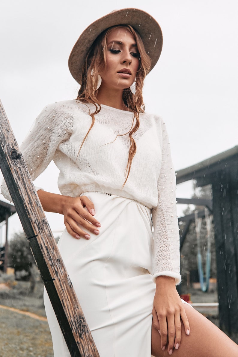 bridal sweater top
