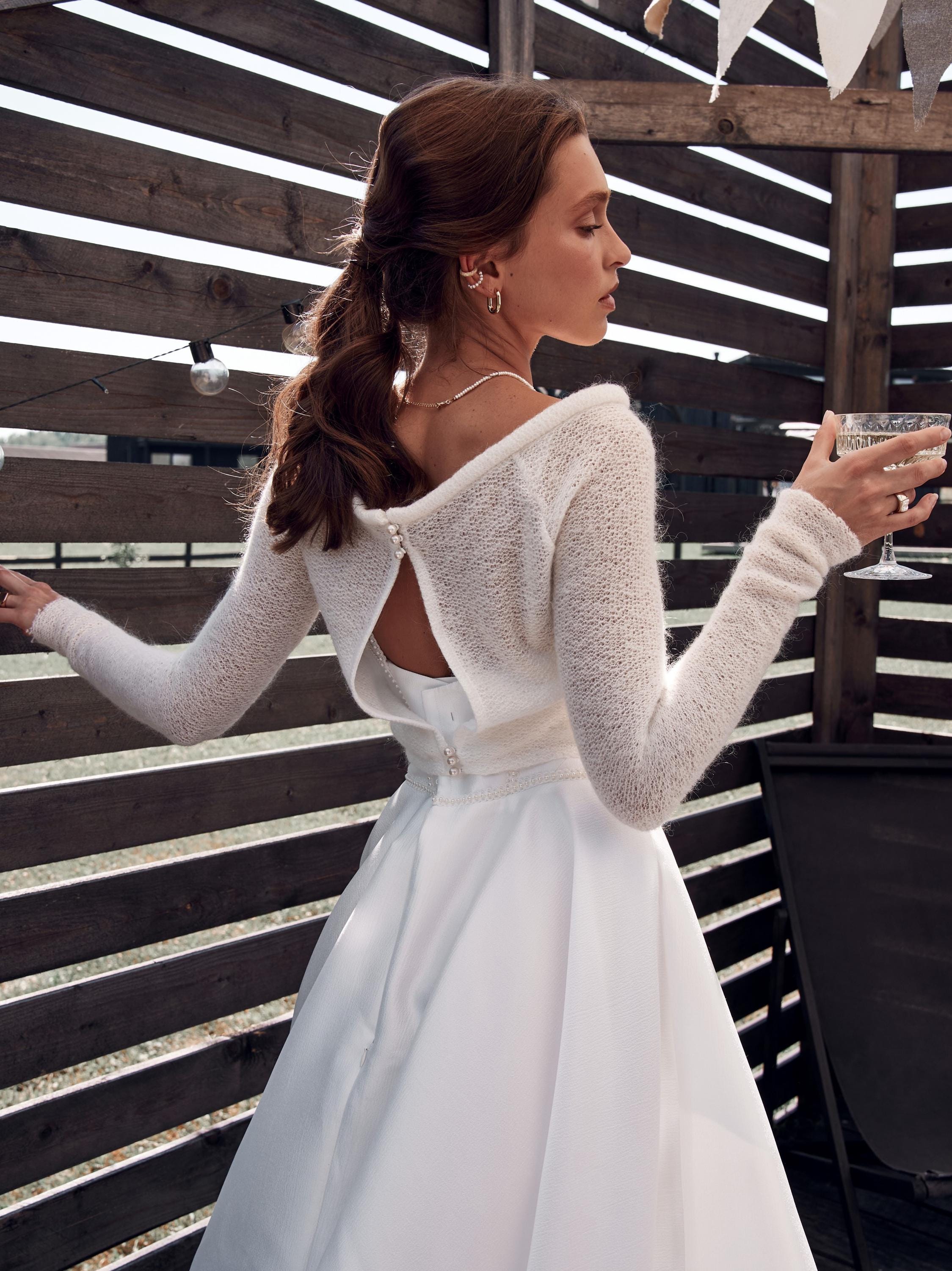 long sleeve white lace mini dress With Love Long Sleeve Lace Mini Dress White