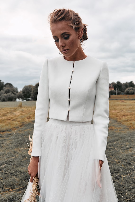 wedding bridal jacket